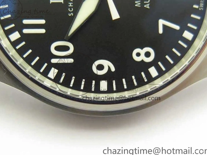 MIROTIME 0309 SoftTouch Mark XVIII Le Petit Prince IW327001 SS MKS 1:1 Best Edition Black Dial On Leather Strap MIYOTA9015 V 7216